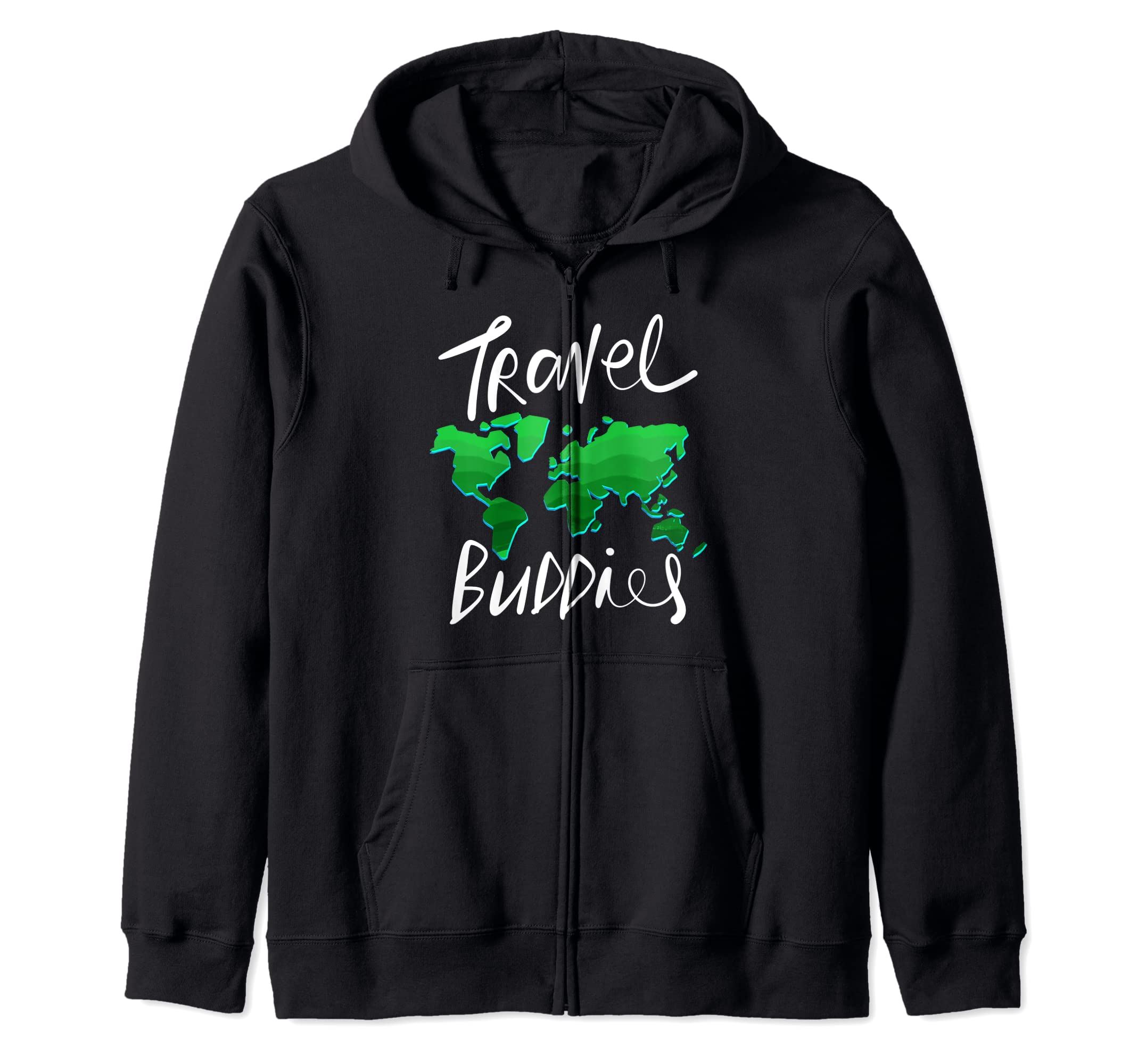 

Travel Buddies Adventure Buddies Funny Travelers Zip Hoodie
