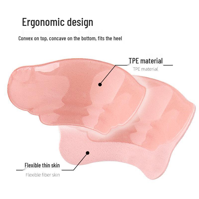 Anti-Wear Heel Stickers: Macaron Color Loafers, Size-Adjustable Self-Adhesive Half-Size Insoles