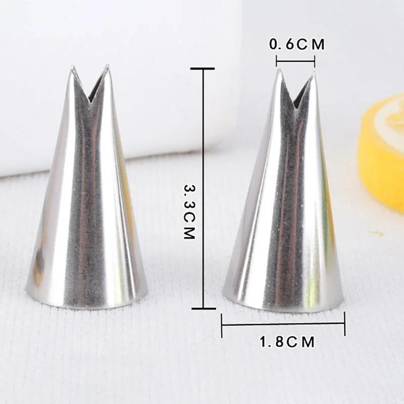 Kitchen Baking Supplies Cake Piping Nozzles Stainless Steel Pastry Icing Flower Tips Cake Decor Mouth Moulds Baking Accessories