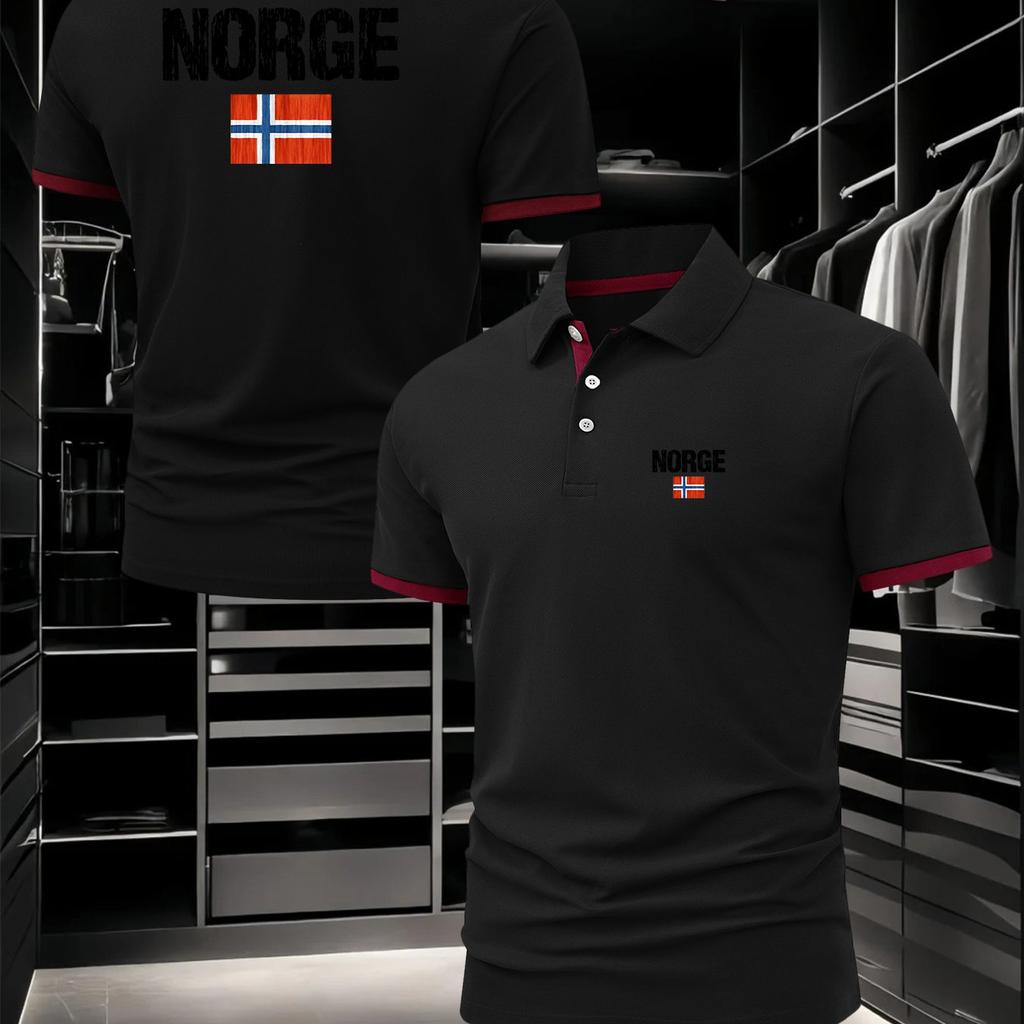 Men'S Summer Short-Sleeve Polo Shirt,Breathable And Comfortable,Casual Business Collar Top,Suitable for Outdoor Sports And Everyday Wear.