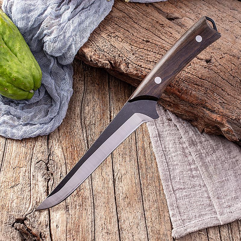 

Кованый кухонный нож для мяса, разделочные ножи, профессиональный ручной нож для разделки мяса, инструменты для резки рыбы и овощей из нержавеющей стали