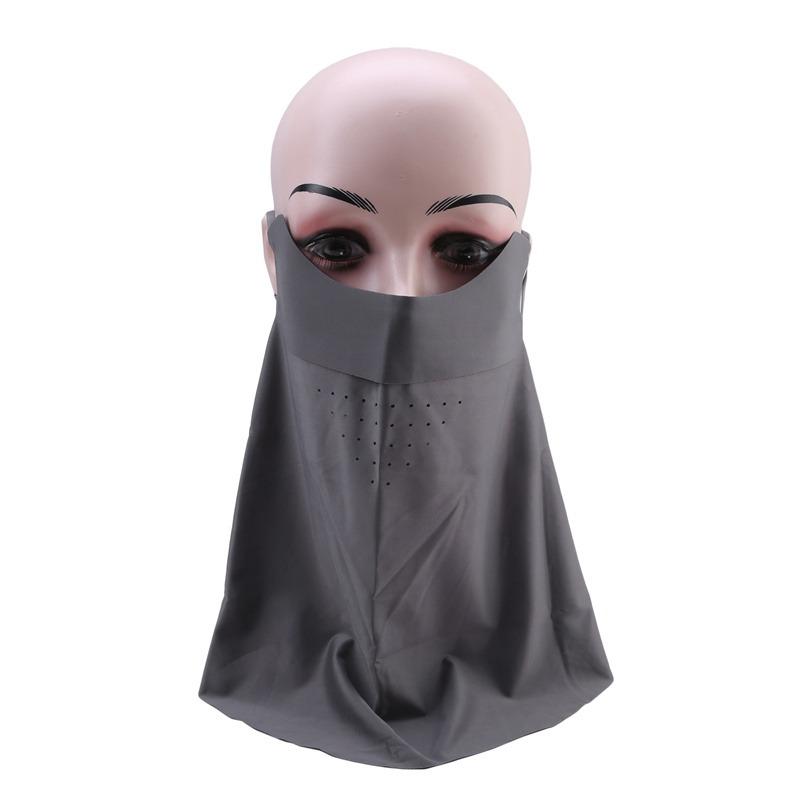 Traceless Sunscreen Mask DetachableIce Silk Mask Summer Breathable Thin Cover Face