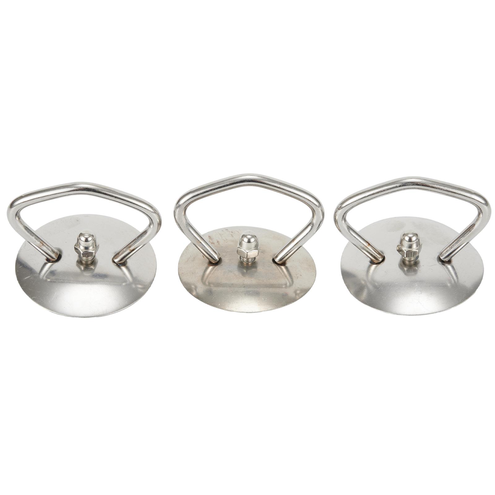 

«Универсальная ручка для крышки посуды из нержавеющей стали — обеспечивает прочный и надежный захват» 3Pcs