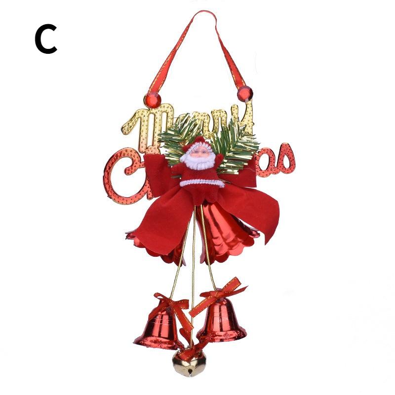 

Christmas Decoration Bells Christmas Tree Pendant Santa Claus Bell Gift Ornaments C