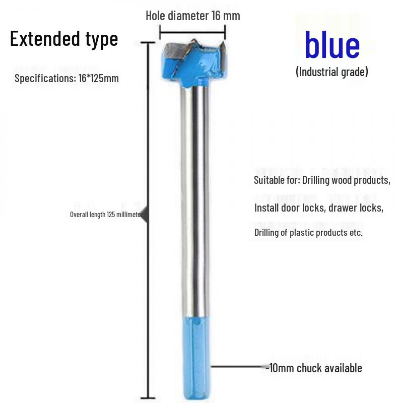 Industrial Grade Alloy Woodworking Hole Saw Drill Bit for Hinge, Door Lock & Desktop Lock