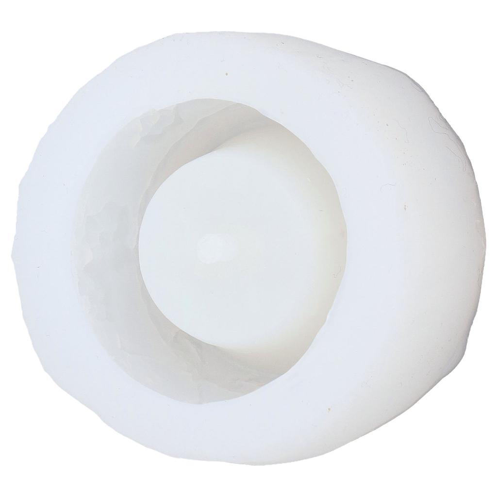 Flower Pot Mold Silicone Round Multi Functional DIY Succulent Planter Mould with Drainage Hole for