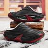 Men Warm Winter Cotton Shoes Women Warm Fur Home Slippers EVA Non-Slip Plush Slippers Indoor Couple Thick Sole Footwear Slides