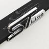 3D Metal Car Stickers STLine ST Logo Front Grille Fender Side Badge Rear Trunk Emblem For Ford Focus Mondeo Explorer Fiesta Edge QY2