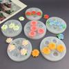 Reusable Silicone Flower Shaped Mold For Resin Clay Jewelry Tools Sturdy Flexible Easy Clean Design
