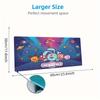 Kikouriki Kikoriki Cartoon Color Mouse Pad Large Gaming Table Cushion Non-slip Laptop Tablet Big Mousepad XXL Mat Mini PC Playmat With Lock Edge