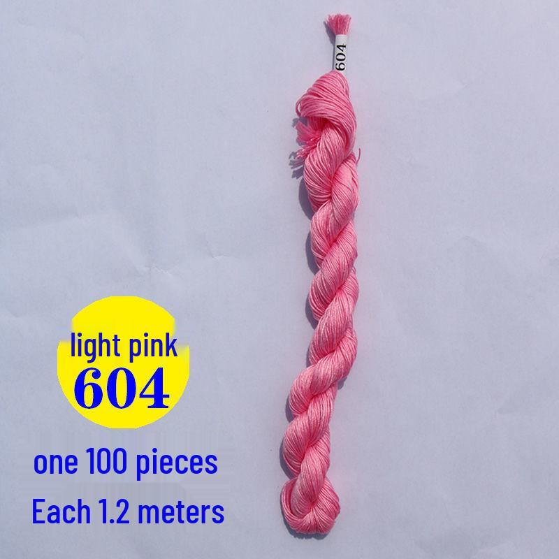 Baumwoll-Kreuzstich-Stickgarn: Handgefertigte Einlegesohlen, Dickes Nähgarn, Eine Farbe pro Stück