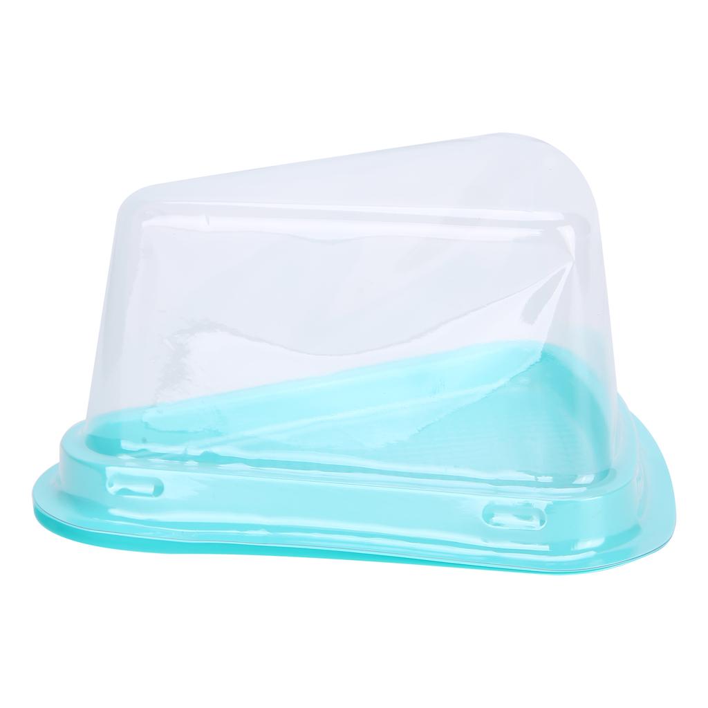 100 szt. Trójkątne Pudełko na Ciasto Przezroczyste PET Pojemnik na Opakowanie Babeczek