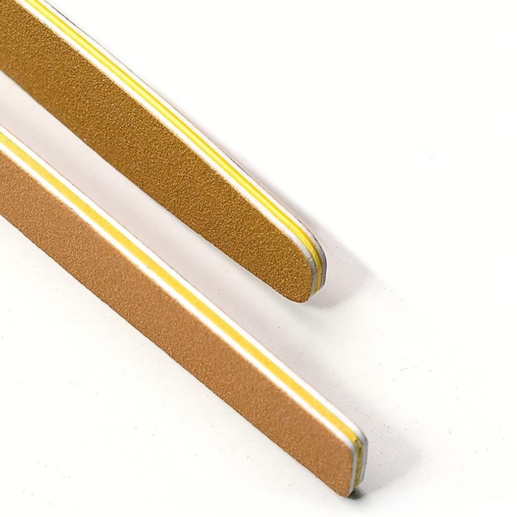 2/3/4 Pcs Washable Sponge Nail Files with Scale, Double Sided 80/80, 100/180, 180/240 Models for Nail Shaping and Polishing
