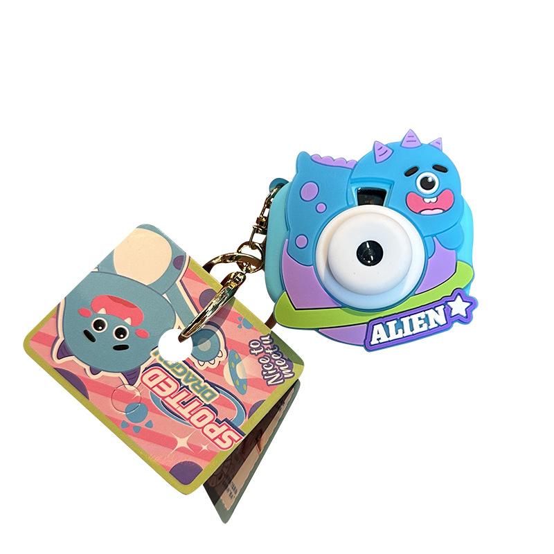 Banbanlong Projection Camera Keychain Pendant Creative Multifunctional Trinket Men'S And Women'S Cartoon Bag Pendant