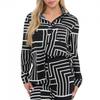 I Saw It First Womens/Ladies Graphic Print Crepe Long-Sleeved Co-ord Set