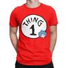 Dr Seuss Thing 1 Thing 2 Buddies Reading Day Merch Unisex T Shirt Cotton Tee Graphic  Tshirt Clothing