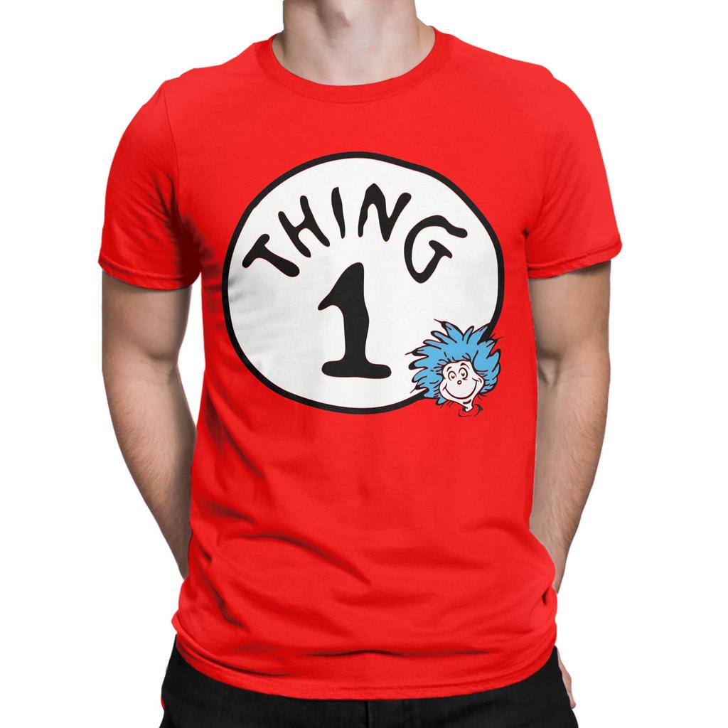 Dr Seuss Thing 1 Thing 2 Buddies Reading Day Merch Unisex T Shirt Cotton Tee Graphic Tshirt Clothing