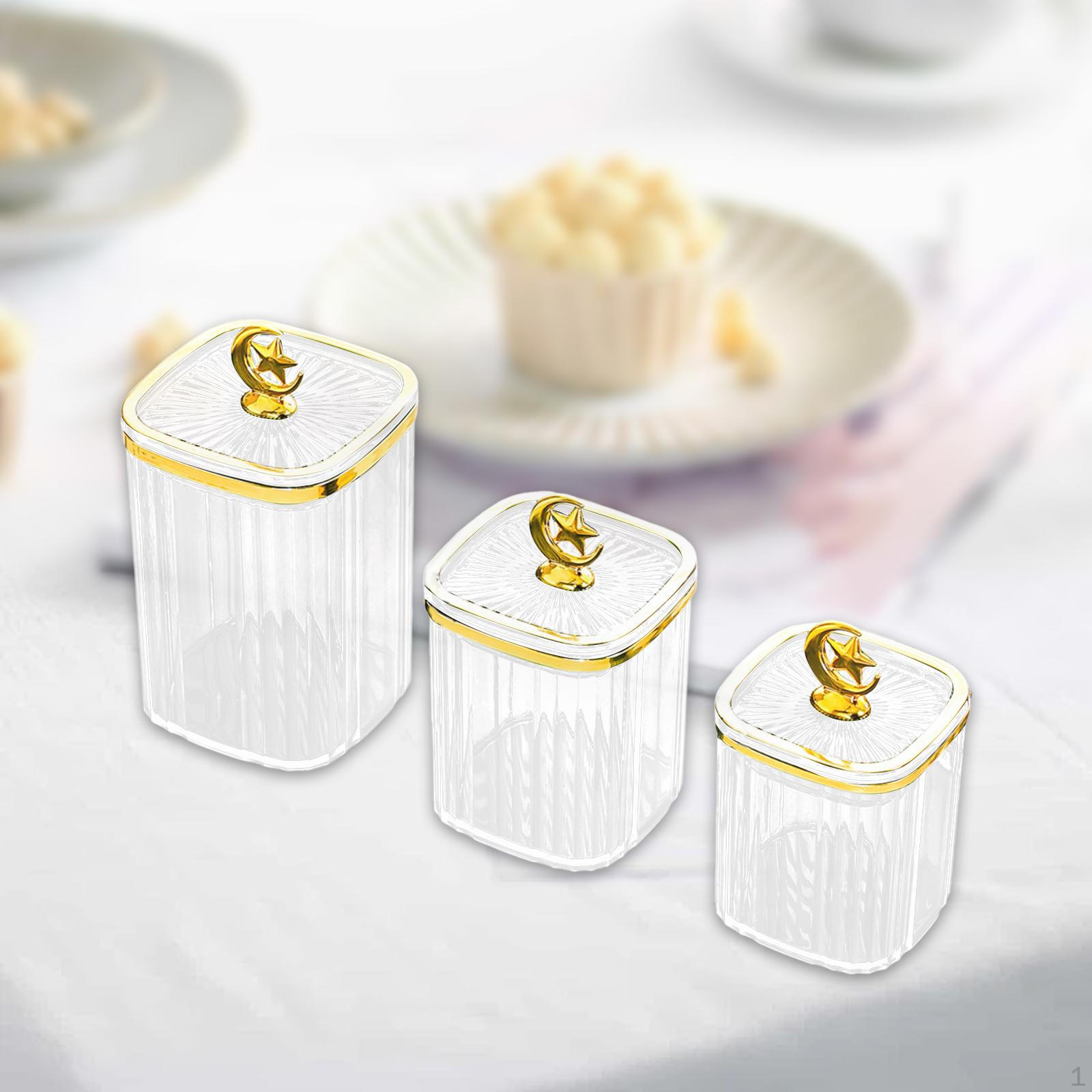 

3 предмета, блюдо для конфет и орехов с крышкой, миски для еды, скандинавские пылезащитные, универсальные, для сахара и шоколада чистый