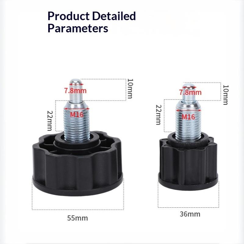 Quick Insert Plum Shaped Locking Knob Sturdy Non-Slip Grip Steel Thread for Auto Maintenance Repair Use