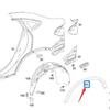 Rear Wheel Arch for Mercedes-Benz GLC X253