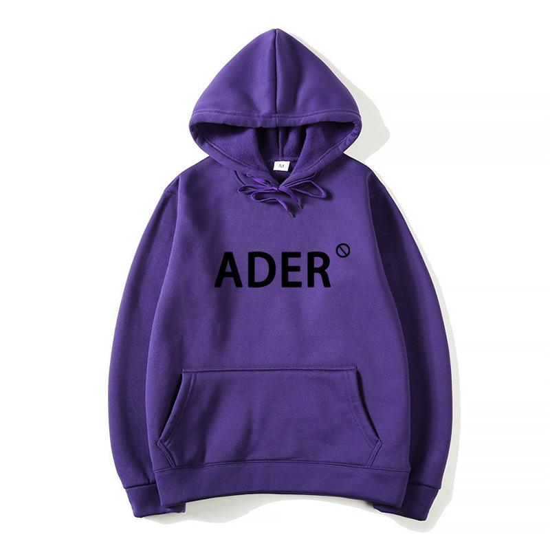 Moletom Marca Tide Ader Suéter Suéter de Lã Feminino Solto Casual com Capuz Pulôver Suéter Masculino Primavera e Outono