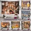 Christmas New Year Decoration Tapestry  Art Bauble  Dormitory Room  Living  Wall Home