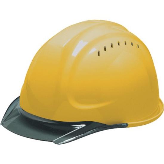 

DIC Plastic Helmet with Clear and Styrofoam Liner Vents, Visor, SYA-CV-SFE-SYAV-A-YE-S