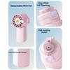 610 ML Hydration Spray Fan Cup Detachable Fan Sports Drinking Bottle  Students