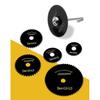 Rotary Drill Saw Blades Steel Saw Disc Wheel Cutting Blades with Straight Shank Mandrel for  Drills Rotary Tools