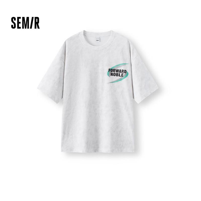 Semir Men s Letter Print Knit Short Sleeve T-shirt 165/84A/S