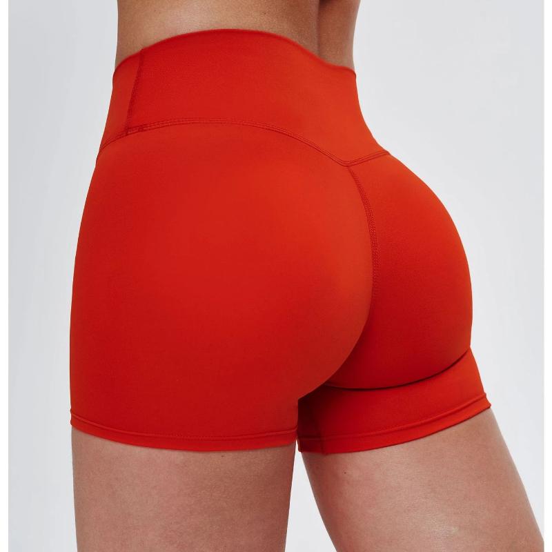 Summer Tight Yoga Shorts for Women High Waisted Belly Controlling Fitness Pants Butt Lifting Running Sports Shorts Female