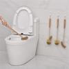 Multi-function Toilet Cleaning Brush Wood Color Toilet Brush Scrubber Bathroom Non-dead Angle Wc Kitchen Cleaning Brush