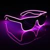 LED EL Wire Glasses Light Up Glow Sunglasses Eyewear Shades for Nightclub Party