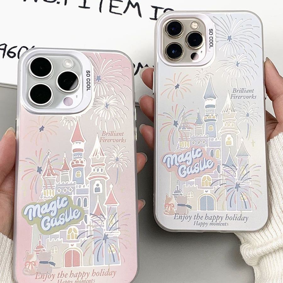 

Чехол для телефона OPPO A77S/A54S/A53S/A1X/A79#5G Castle Fireworks A58#5G