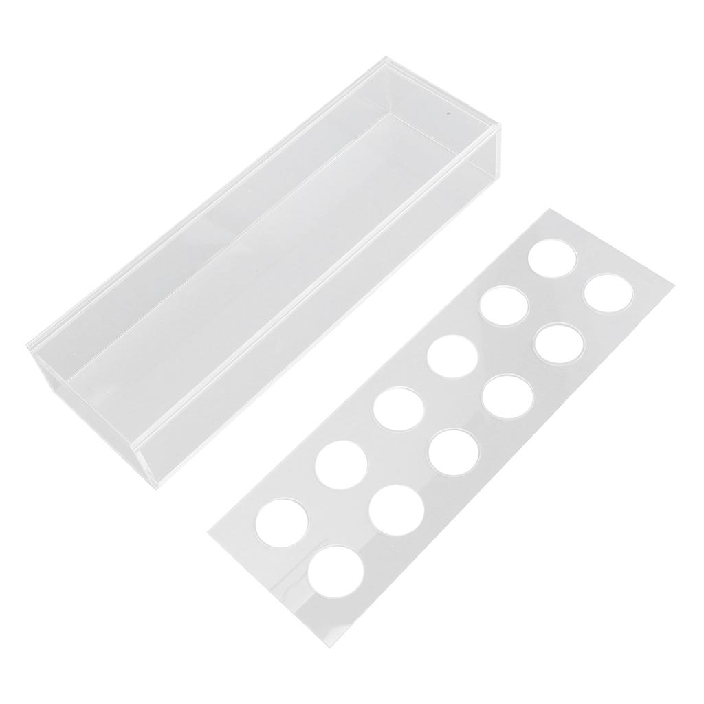 Rectangular Floral Centerpiece Clear Acrylic Flower Vase for Dining Table Wedding Party Home