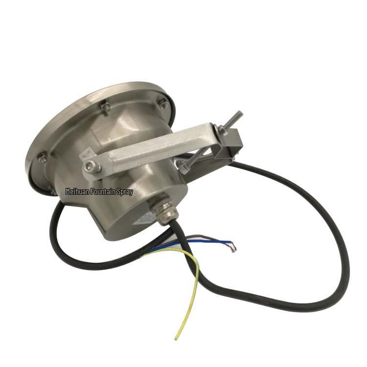 Stainless Steel Decorative LED Underwater Pool Light - Single or Seven Colors Waterproof Fountain Sprinkler
