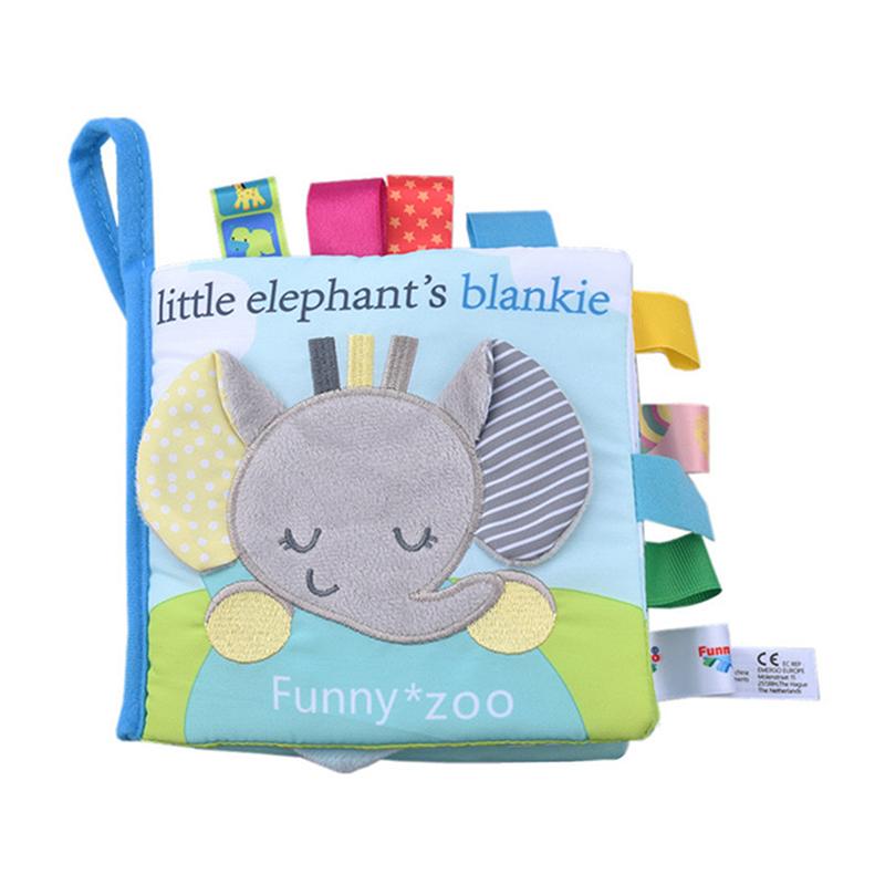 

Animal Cloth Book Can Tear Bite Book Educational Enlightenment Early Education Infant Cognitive Toys 0-3 Years Old C
