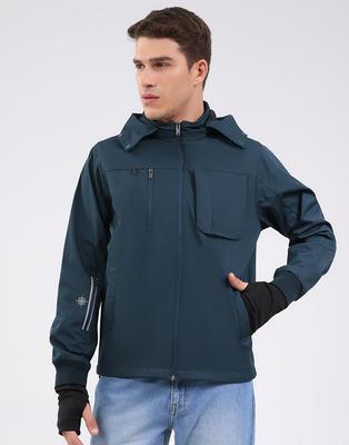Men's Hooded Neck Full Sleeve Jacket