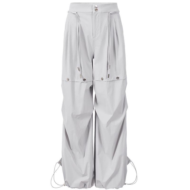 Women's American Style High-Waist Loose Cargo Pants