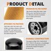 Motorcycle Parts Oil Filter for Honda CBF600 CBF1000 Fireblade CBR900RR CBR929RR CBR954RR CBR1000RR CBR600RR Sport CBR 600 F f4i