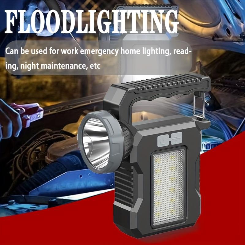 Lanternă LED Portabilă Reîncărcabilă Solară Potrivită pentru Camping, Situații de Urgență, Pană de Curent, Utilizare Interior/Exterior