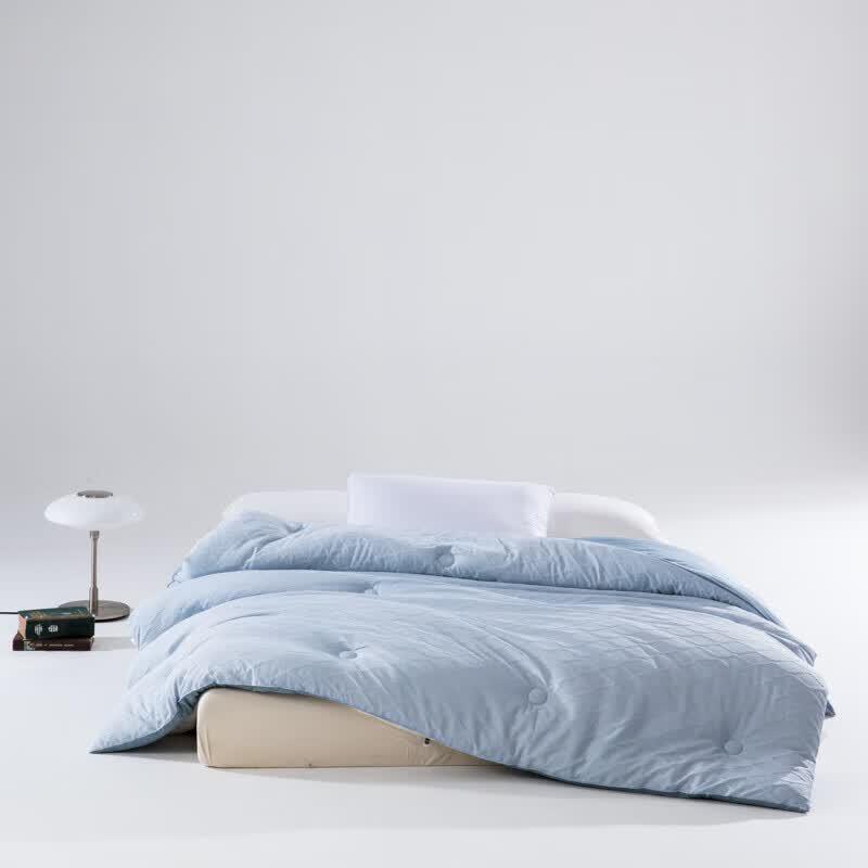 Хлопковое стеганое одеяло MUJI из муслина