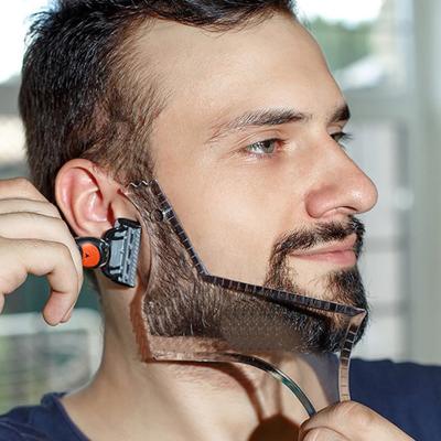 Sakal Şekillendirme Şablonu Tarak Saç Şekillendirici Erkekler Tıraş Bakım Şekillendirme Aracı