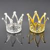 Factory Direct Supply Birthday Cake Baking Decoration Zinc Alloy Children's Small Round Crown Mini Crown Ornament In Stock