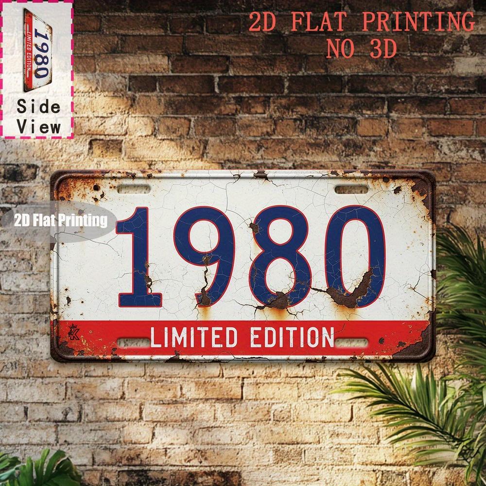 

D Flat D Flat Printing Decorative Sign pc Retro meter Metal Aluminum Sign (cm x cm) Bar Garage Cafe 15x30cm(5.9x7.8inch)