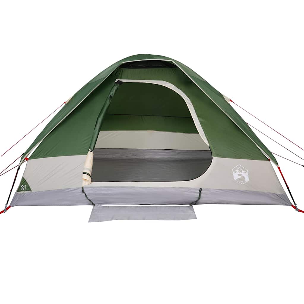Dome Camping Tent for 2 Persons Green Waterproof