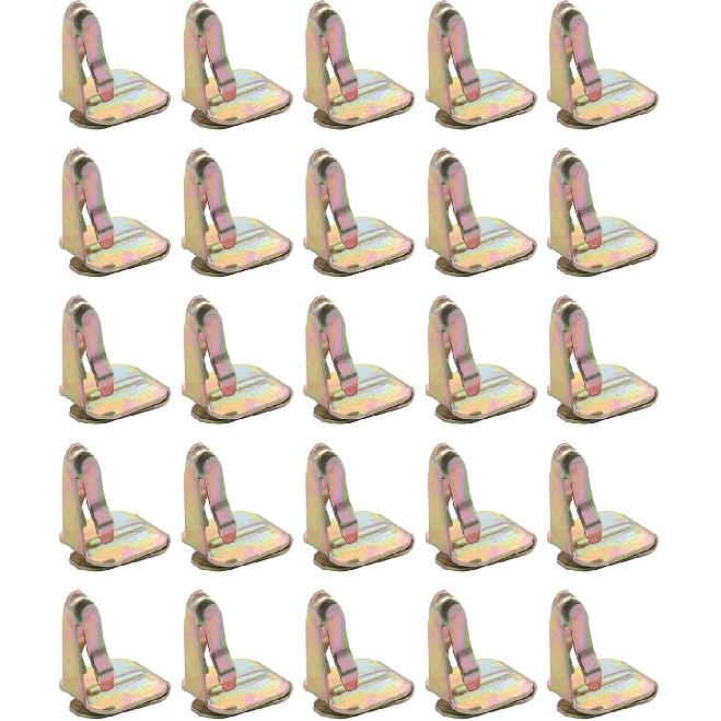 ApplianPar 25Pcs Car Door Panel Clips Retainer Trim Fasteners Metal for 5/16 Inch Hole