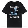 Electronic Printed Tshirt Novelty Electrical Engineer Graphic Oneck Tshirt Classic Shirt Street Jacket for Aesthetic Tops