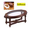 1/12 Dollhouse Simulation Coffee Table Model Dollhouse Living Room Furniture Decoration Micro Scene Construction Props