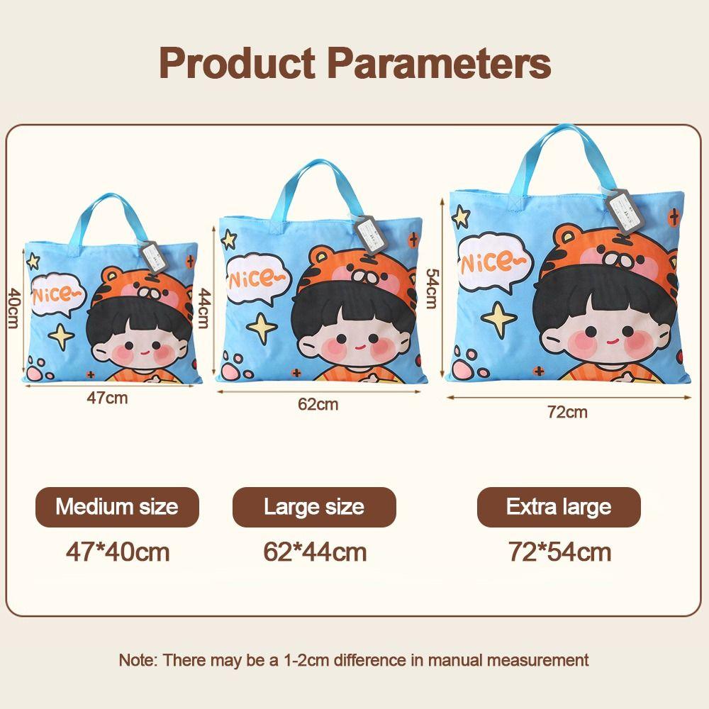 Cartoon Print Kindergarten Quilt Storage Bag Oxford Cloth Lightweight Clothes Packing Bag Foldable Multi-Purpose